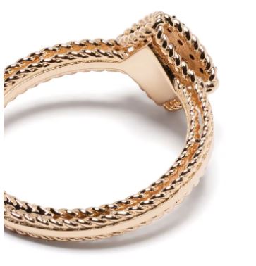 18kt rose gold diamonds Palazzo Ducale ring